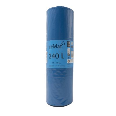 240 l vuilniszak voor zwaar afval, 60 µm, van gerecycled materiaal